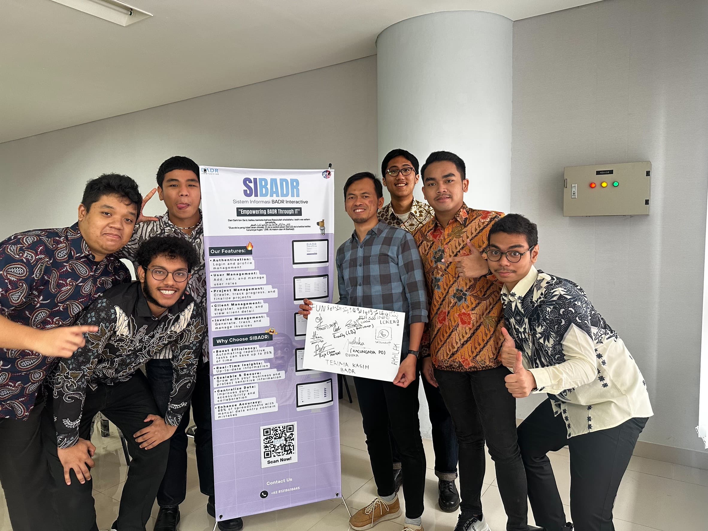 Exhibition showcase